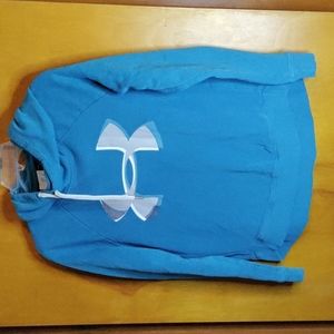Under Armor women's size small turtle neck hooded sweatshirt